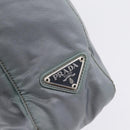 PRADA Tote Bag Nylon Gray Silver Auth bs37578-14