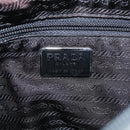 PRADA Tote Bag Nylon Gray Silver Auth bs37578-16