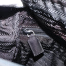 PRADA Tote Bag Nylon Gray Silver Auth bs37578-20