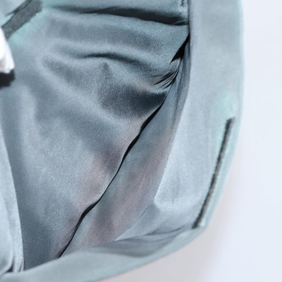 PRADA Tote Bag Nylon Gray Silver Auth bs37578