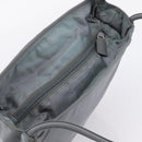 PRADA Tote Bag Nylon Gray Silver Auth bs37578-6