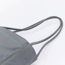 PRADA Tote Bag Nylon Gray Silver Auth bs37578-8
