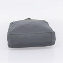 PRADA Tote Bag Nylon Gray Silver Auth bs37578-9