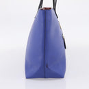 FENDI Monster Tote Bag Leather Blue Silver Auth bs37582-3