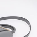 FENDI 2Jours Hand Bag Leather 2way Blue Silver Auth bs37583-10