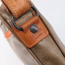 LOEWE Shoulder Bag Coated Canvas Brown Auth bs37584-18
