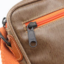 LOEWE Shoulder Bag Coated Canvas Brown Auth bs37584-20