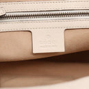 GUCCI GG Marmont Chain Shoulder Bag Leather White Gold 443499 Auth bs37585A-19