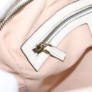 GUCCI GG Marmont Chain Shoulder Bag Leather White Gold 443499 Auth bs37585A-23