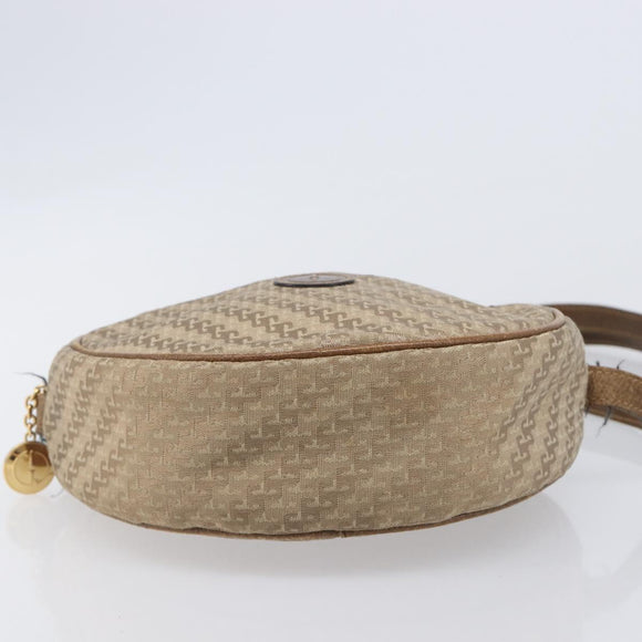 GUCCI Shoulder Bag Canvas Beige Gold 007 58 0179 Auth bs37586