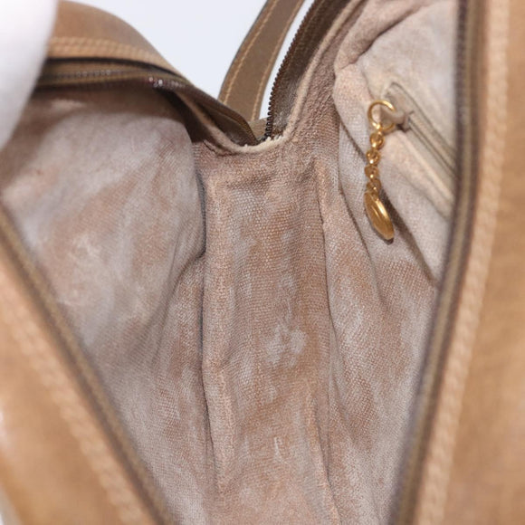 GUCCI Shoulder Bag Canvas Beige Gold 007 58 0179 Auth bs37586