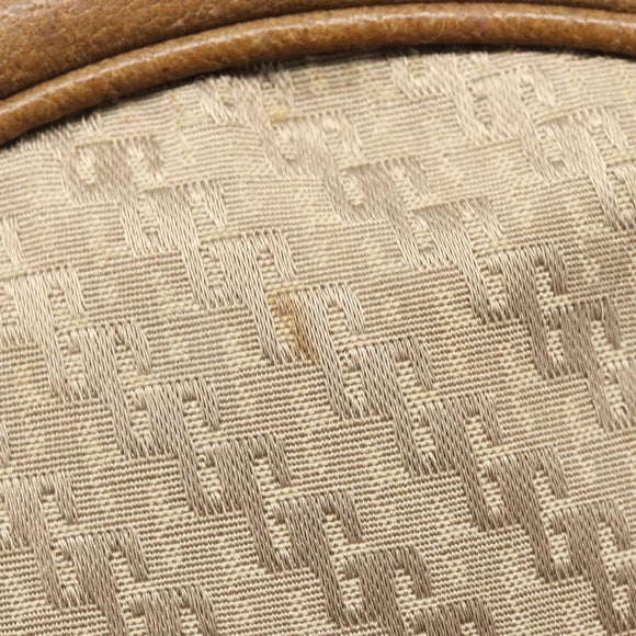 GUCCI Shoulder Bag Canvas Beige Gold 007 58 0179 Auth bs37586