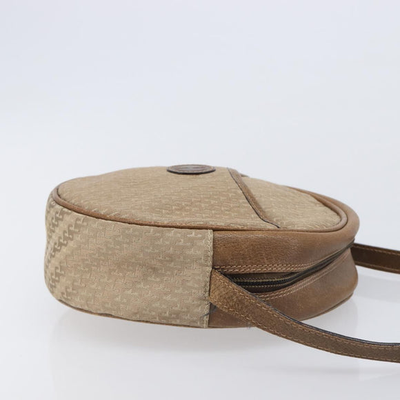 GUCCI Shoulder Bag Canvas Beige Gold 007 58 0179 Auth bs37586