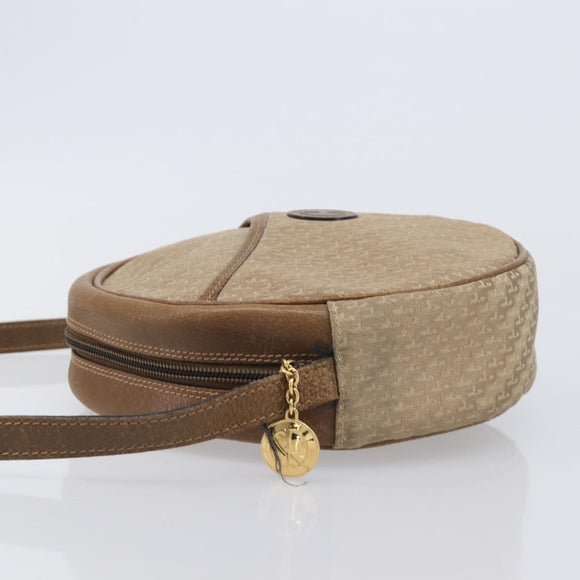GUCCI Shoulder Bag Canvas Beige Gold 007 58 0179 Auth bs37586