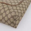 GUCCI GG Canvas Web Sherry Line Tote Bag Beige Red Green 89 02 003 Auth bs37587-10
