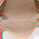 GUCCI GG Canvas Web Sherry Line Tote Bag Beige Red Green 89 02 003 Auth bs37587-18