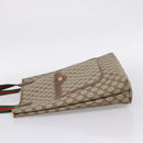 GUCCI GG Canvas Web Sherry Line Tote Bag Beige Red Green 89 02 003 Auth bs37587-4