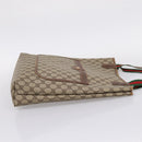 GUCCI GG Canvas Web Sherry Line Tote Bag Beige Red Green 89 02 003 Auth bs37587-5