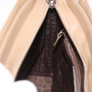 Christian Dior Canage Tote Bag Nylon Beige Silver Auth bs37593A-20