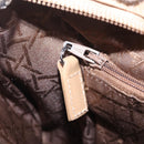 Christian Dior Canage Tote Bag Nylon Beige Silver Auth bs37593A-21