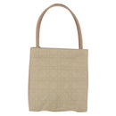 Christian Dior Canage Tote Bag Nylon Beige Silver Auth bs37593A-3