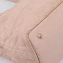 Christian Dior Canage Tote Bag Coated Canvas Pink Gold Auth bs37594-14