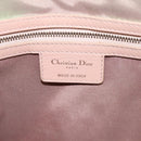 Christian Dior Canage Tote Bag Coated Canvas Pink Gold Auth bs37594-16