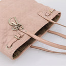 Christian Dior Canage Tote Bag Coated Canvas Pink Gold Auth bs37594-6