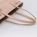 Christian Dior Canage Tote Bag Coated Canvas Pink Gold Auth bs37594-7