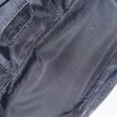Christian Dior Trotter Canvas Pouch Black Silver Auth bs37596-11