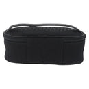 Christian Dior Trotter Canvas Pouch Black Silver Auth bs37596-2