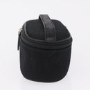 Christian Dior Trotter Canvas Pouch Black Silver Auth bs37596-3