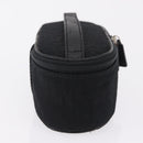 Christian Dior Trotter Canvas Pouch Black Silver Auth bs37596-4