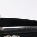 Christian Dior Trotter Canvas Pouch Black Silver Auth bs37596-8