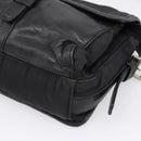 PRADA Shoulder Bag Nylon Black Silver Auth bs37597-8