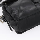 PRADA Shoulder Bag Nylon Black Silver Auth bs37597-15