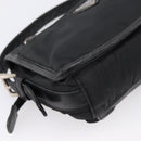 PRADA Shoulder Bag Nylon Black Silver Auth bs37597-17
