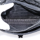 PRADA Shoulder Bag Nylon Black Silver Auth bs37597-9