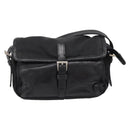 PRADA Shoulder Bag Nylon Black Silver Auth bs37597-13