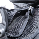 PRADA Shoulder Bag Nylon Black Silver Auth bs37597-25