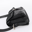 PRADA Shoulder Bag Nylon Black Silver Auth bs37597-3