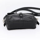 PRADA Shoulder Bag Nylon Black Silver Auth bs37597-5