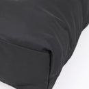 PRADA Tote Bag Nylon Black Silver Auth bs37600-14