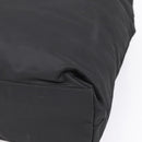 PRADA Tote Bag Nylon Black Silver Auth bs37600-16