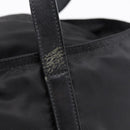 PRADA Tote Bag Nylon Black Silver Auth bs37600-9