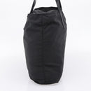 PRADA Tote Bag Nylon Black Silver Auth bs37600-3