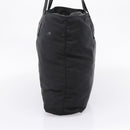 PRADA Tote Bag Nylon Black Silver Auth bs37600-4