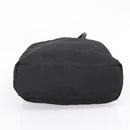 PRADA Tote Bag Nylon Black Silver Auth bs37600-5