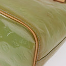 LOUIS VUITTON Monogram Vernis Houston Hand Bag Baby Blue M91005 LV Auth bs37601-16