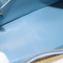 LOUIS VUITTON Monogram Vernis Houston Hand Bag Baby Blue M91005 LV Auth bs37601-11